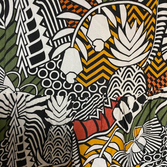 FARM Rio for Anthropologie Black Polka Dot Multi-Print Tiered Midi Dress Size M - Picture 4 of 9